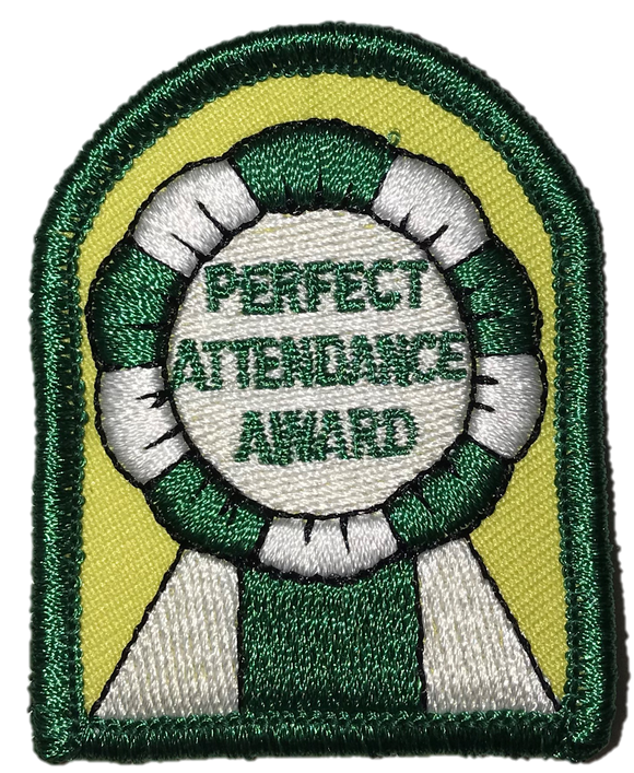 Perfect Attendance Badge
