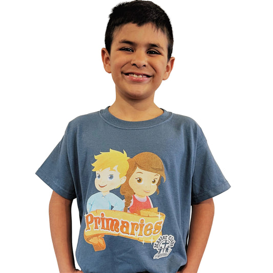 Primaries T-Shirt Indigo