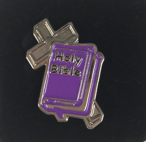 Purple Bible Pin #1 - Second Grade