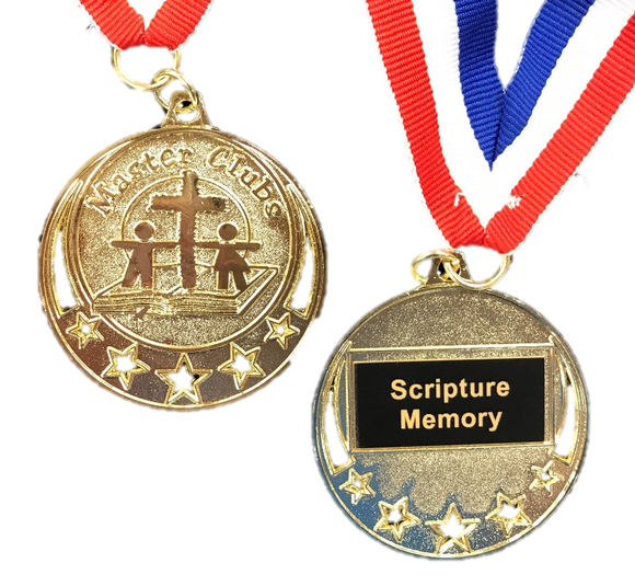 Master Clubs Award Medal - Scripture Memory