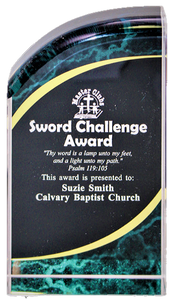 Sword Challenge Award - email with inscription required