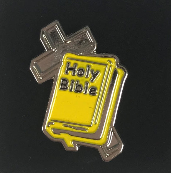 Yellow Bible Pin #2 - Second Grade