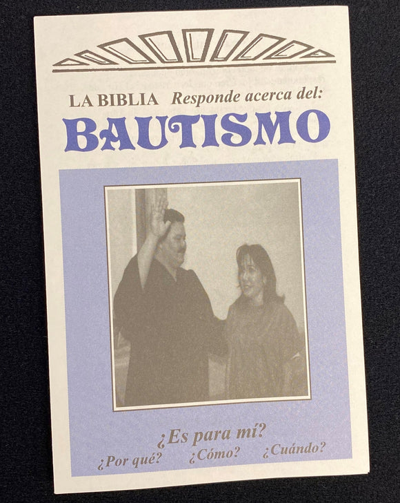 Spanish Baptism Tract